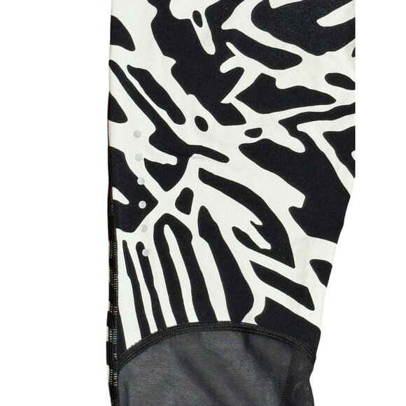 Nike Epic Lux Palm Print White/Black Leggings Dri-FIT Zone Sculpting Pants Sz S - Picture 8 of 13